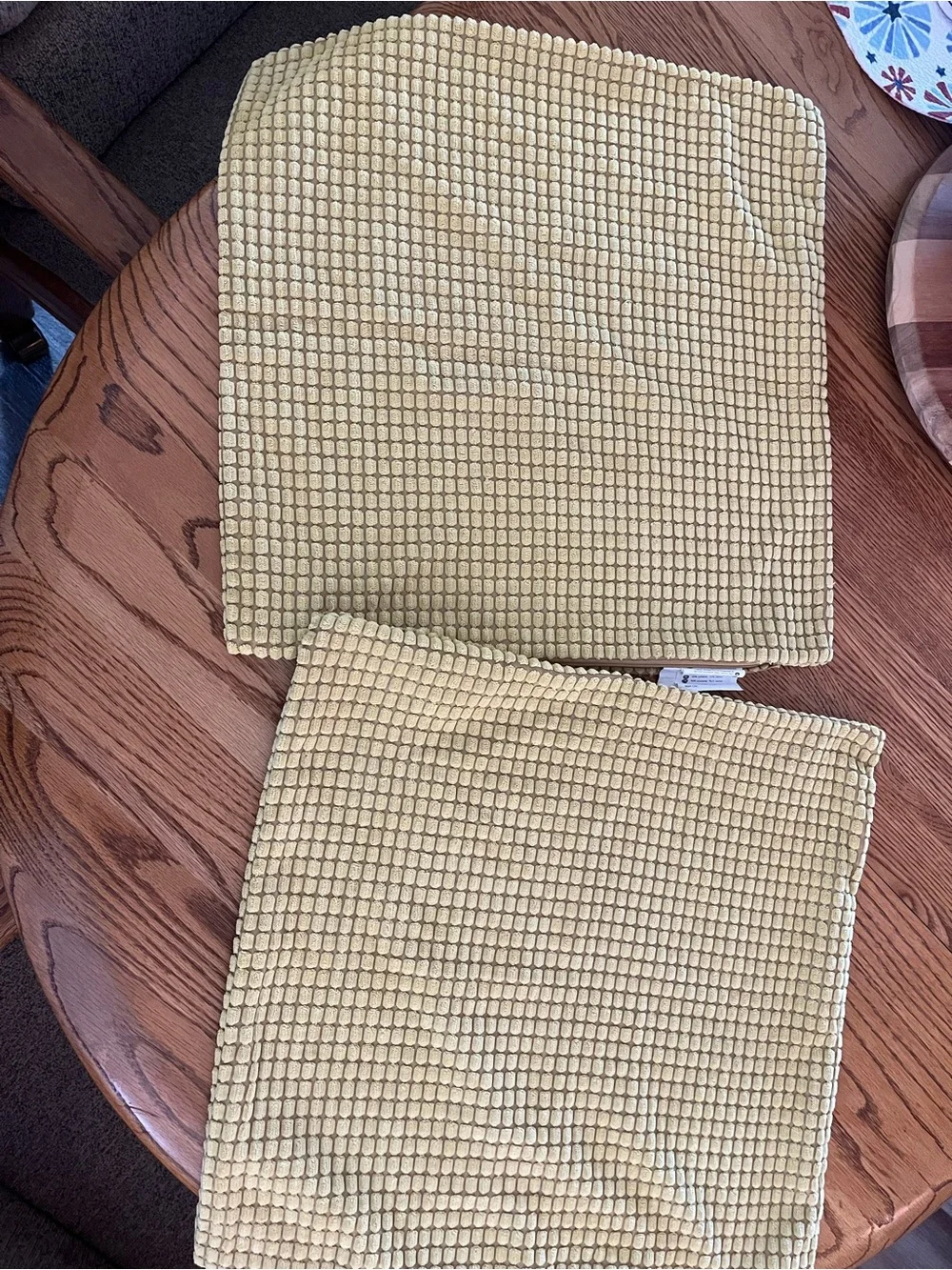 IKEA Yellow Textured GULLKLLOCKA Pillow Covers - Set of 2